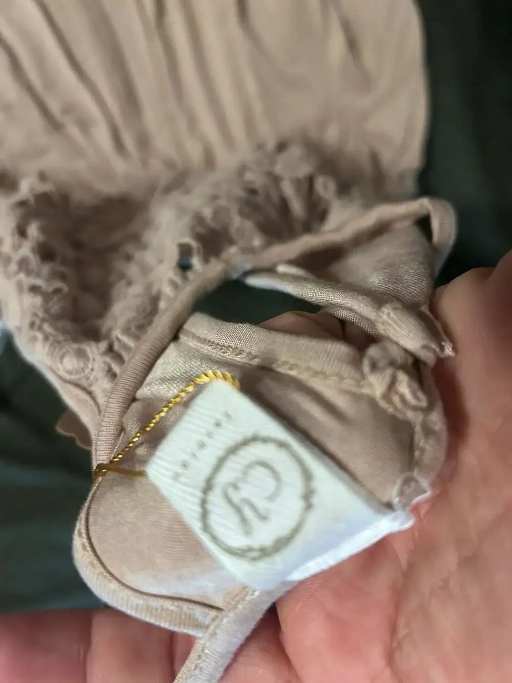 NWT Boutique Boho Mini Dress in Taupe (MSRP $58)